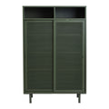 by fonQ Tibbe Opbergkast - H 140 cm - Olijfgroen