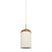 Light&living Hanglamp Ø27,5x52 cm DANIA hout print naturel+touw crème