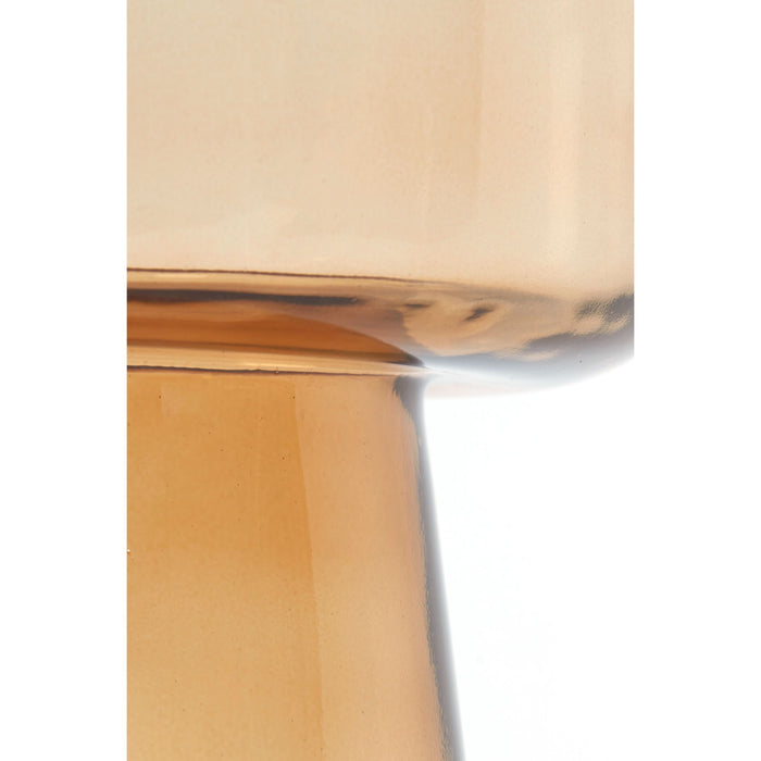 Light & Living Light&living Bijzettafel Ø30x50 cm DAKWA glas okergeel