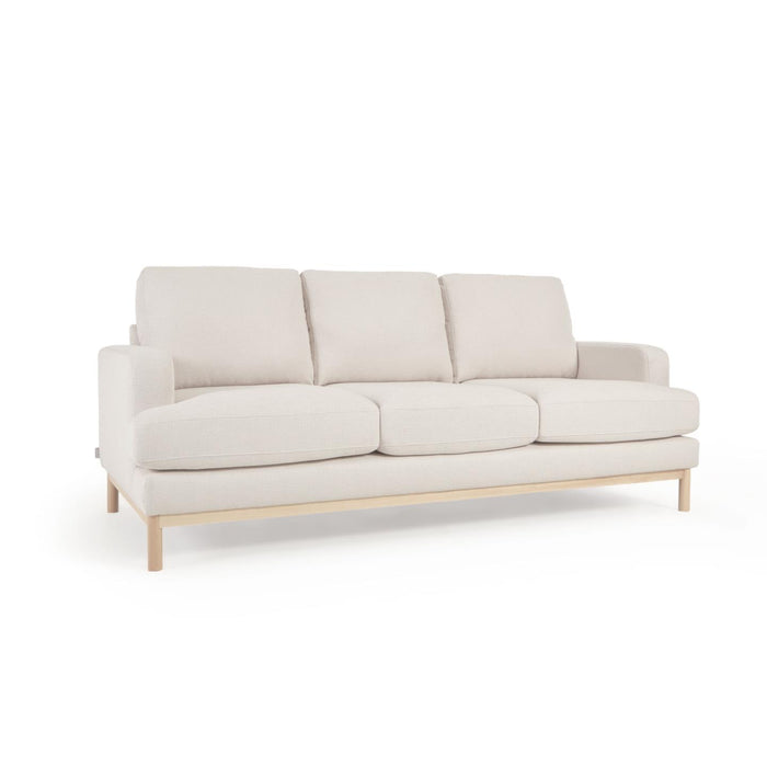 Kave Home Mihaela 3-Zitsbank - Wit