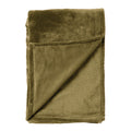 Dutch Decor plaid BILLY - 150x200 cm Military Olive