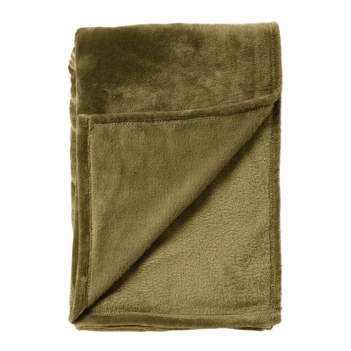 Dutch Decor plaid BILLY - 150x200 cm Military Olive