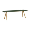 HAY CPH30 2.0 Eettafel - Eikenhout frame Green linoleum