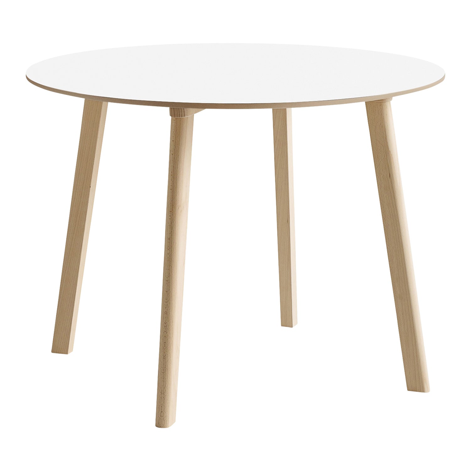 HAY CPH Deux 220 2.0 Eettafel - Pearl Wit / Beuken