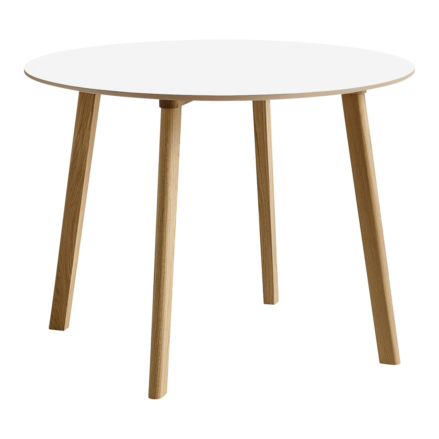 HAY CPH Deux 220 2.0 Eettafel - Pearl Wit / Eiken