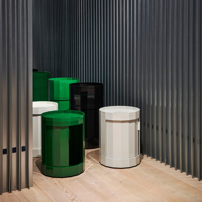 HAY Facet Bijzettafel met Opbergvak - Low - Spinach Green