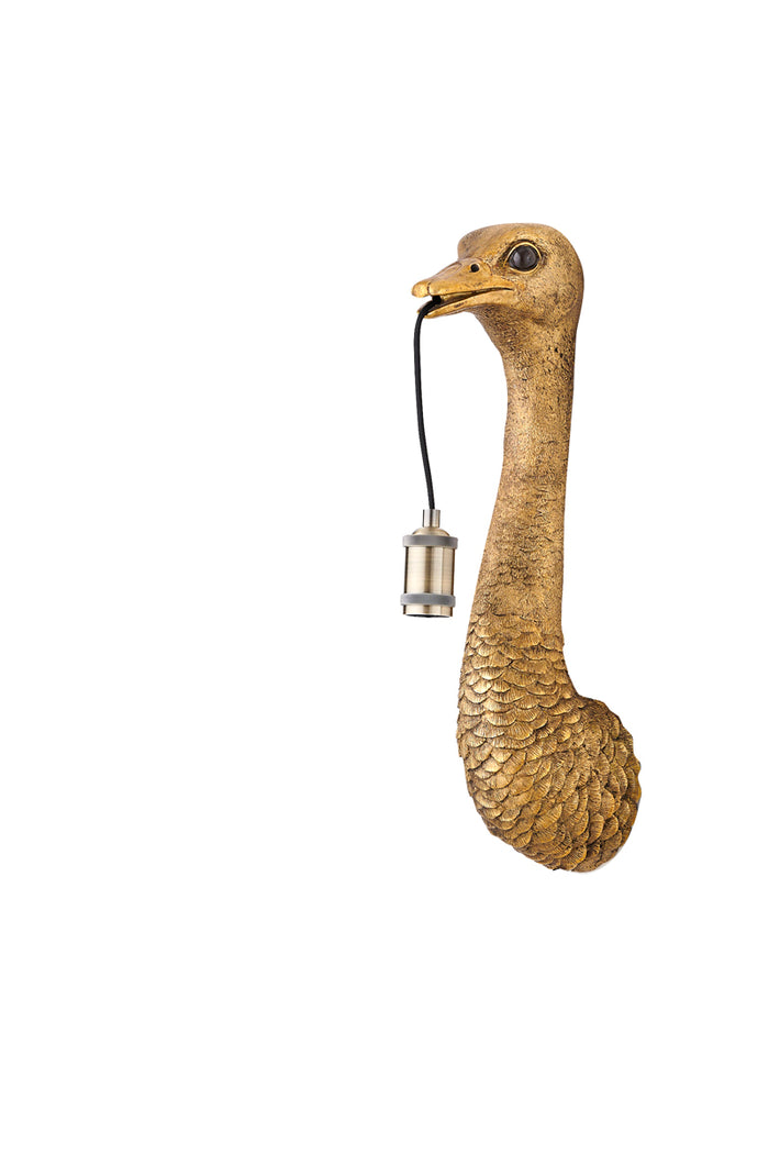 Light&living Wandlamp 18x15,5x57,5 cm OSTRICH antiek brons