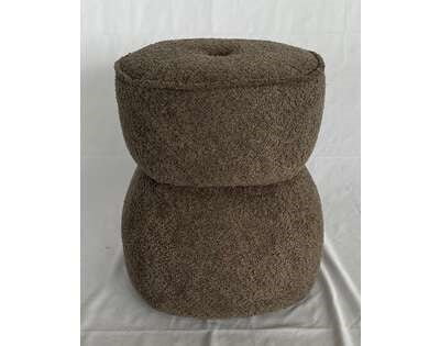 Light & Living Light&living Poef Ø40x46 cm LEYLA bruin