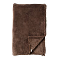 Dutch Decor plaid OWEN - 130x160 cm Chocolate Martini