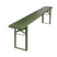 Inklapbare bierbank Berlijn olijfgroen 200 cm