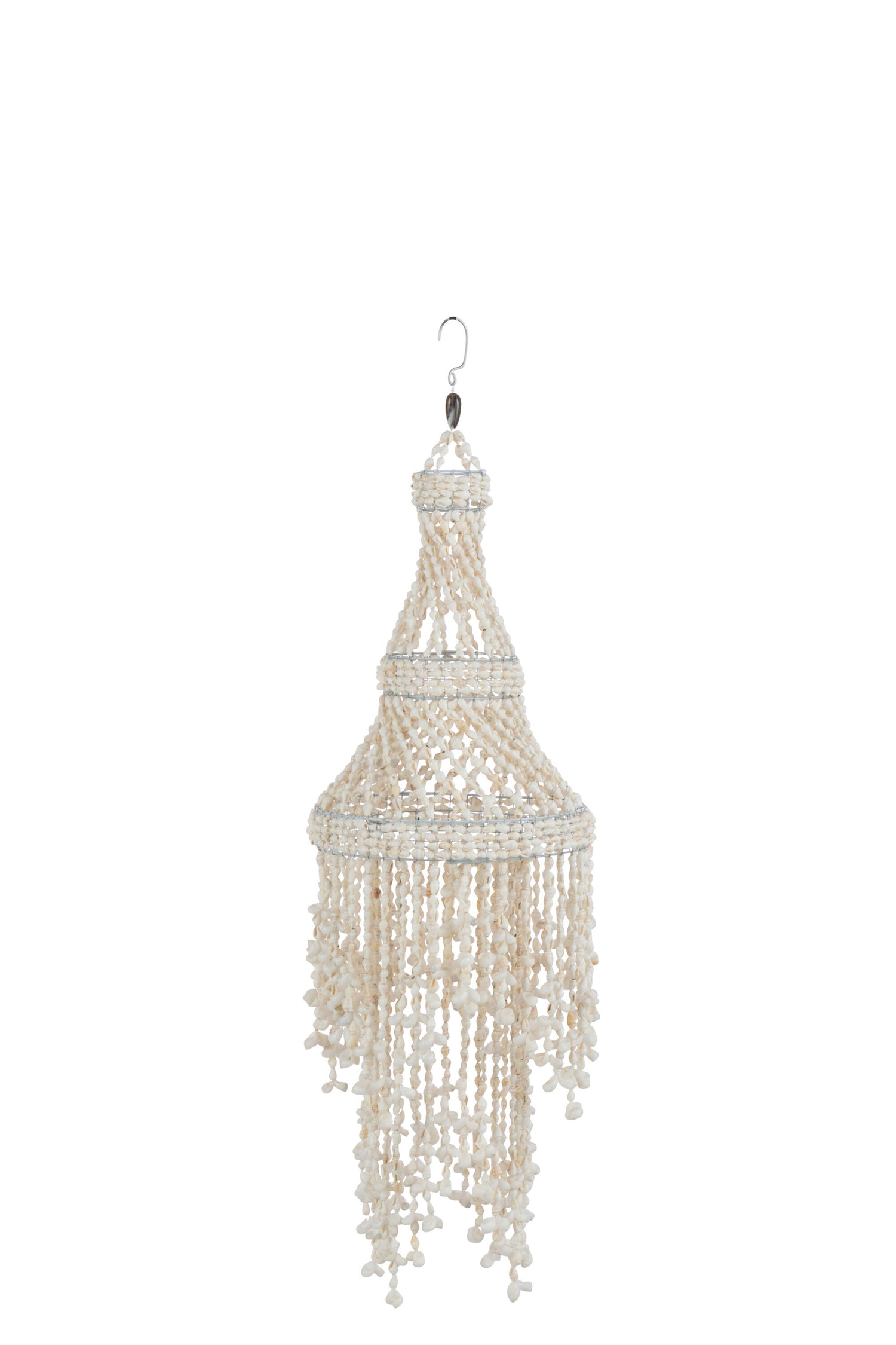 J-Line lampenkap Kasteel - schelp - wit