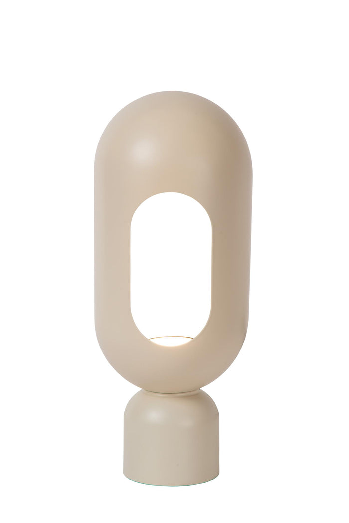 Lucide BARRIS Tafellamp - Taupe