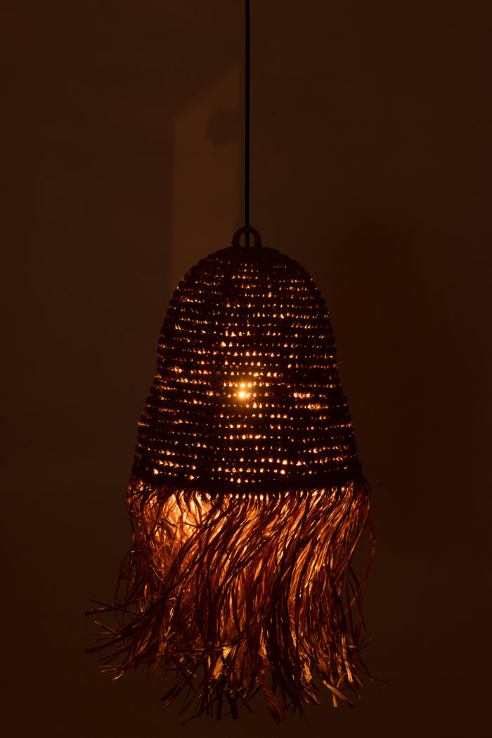 J-Line hanger Krans Met Woorden - gedroogde bloemen - naturel - 4 stuks