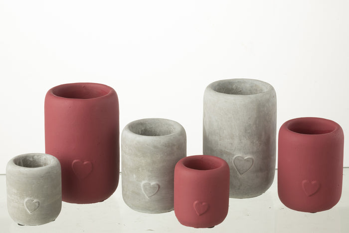 J-Line kerstbal Motief Roos Pailletten - glas - lichtroze - large - doos van 4