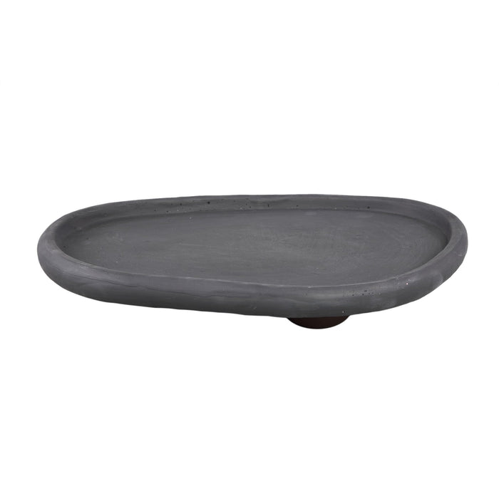 PTMD Plateau Tammy - 39x34x7 cm - Cement - Paars