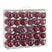 House of Seasons Kerstballen Set - 60 Stuks - Fuchsia