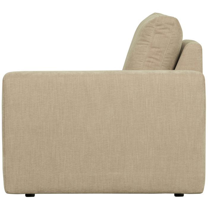 vtwonen Family 1-Zits Bank Element Met Arm Rechts - Polyester - Zand