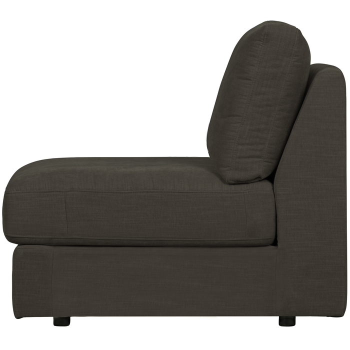 vtwonen Family 1-Zits Bank Element Zonder Arm - Polyester - Antraciet