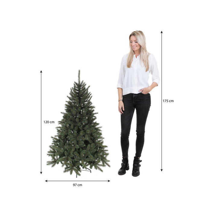 Black Box Trees Toronto Kunstkerstboom Deluxe - H120 x Ø97 cm - Groen