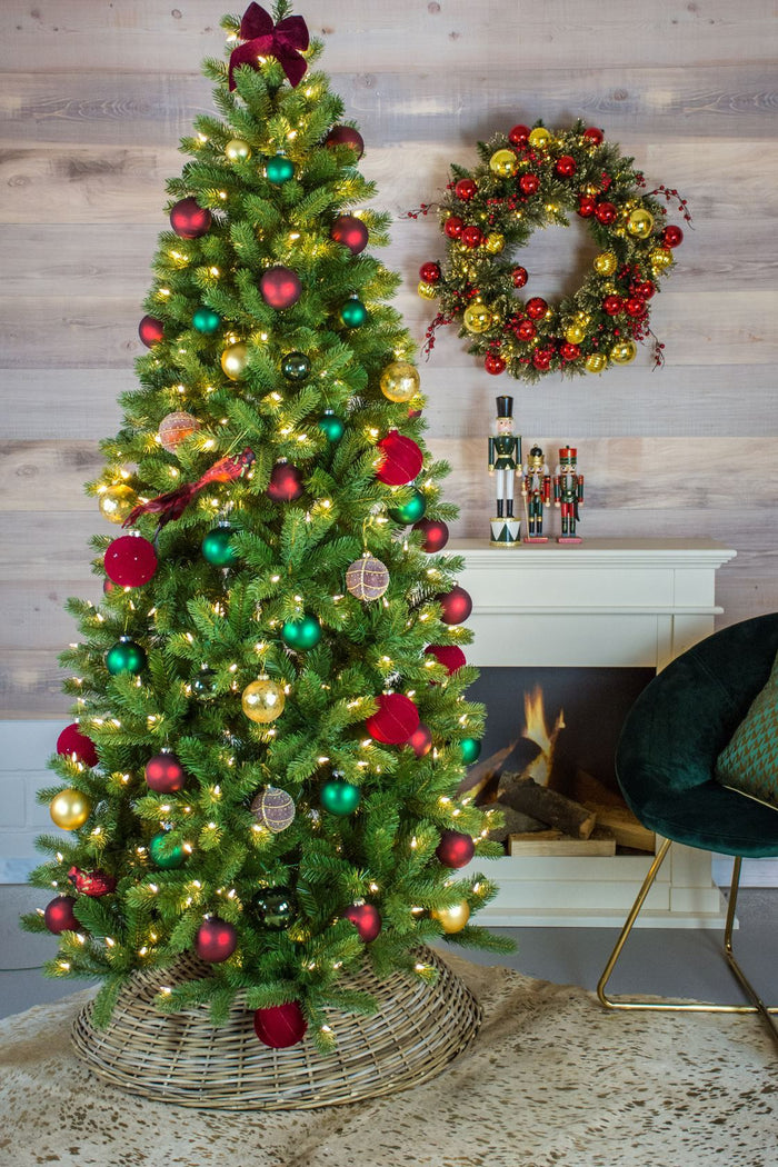 Poly Bayberry Slim Hinged kunstkerstboom - 274 cm - Groen - Ø132 cm -