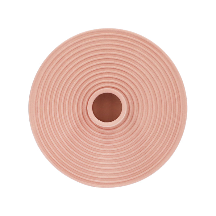 QUVIO Kaarsenstandaard rond - Keramiek - Terra Cotta