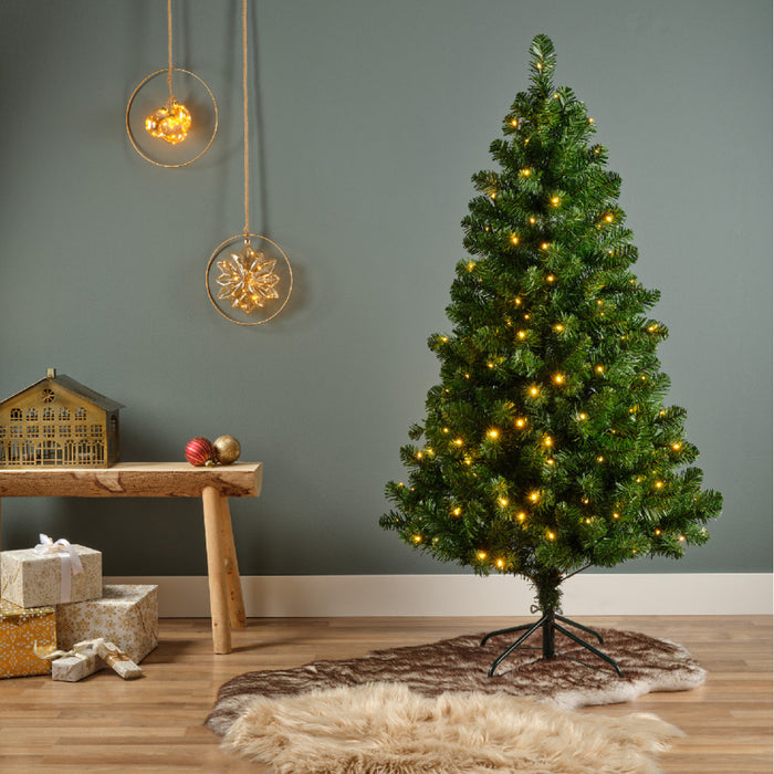 Bellatio Decorations Everlands - Kunstkerstboom - H150 cm - groen