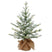 Cambridge flocked verlichte tafelkerstboom - 75 cm - 0 - Ø51 cm - 189
