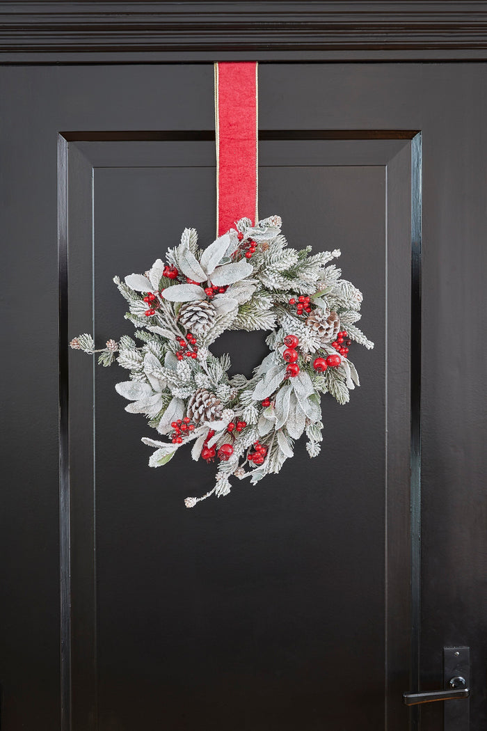 House of Seasons Belfort Kerstkrans - Ø40 cm - Groen