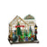 LuVille Kerstdorp Miniatuur Winter Kweekkas - L21 x B14 x H20 cm