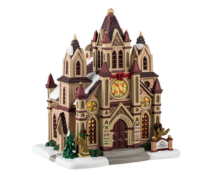Lemax - 'Grace Cathedral' - Verlicht gebouw