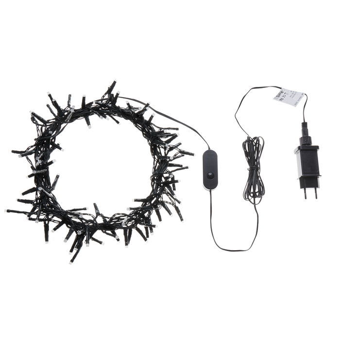 Beliani - IGALIKU - LED kerstverlichting - Zwart - 1350 cm - PVC