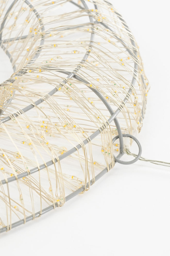 Luca Lighting Lichtkrans met Verlichting - Ø60 cm - Zilver