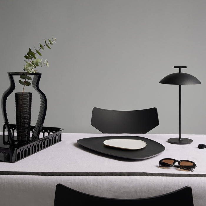 Kartell Mini Geen-A Oplaadbare Tafellamp -  Zwart