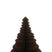 J-Line decoratie kerstboom Vouwbaar - papier - bruin - large