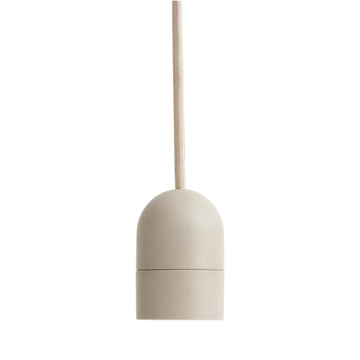 HAY Common Snoerpendel met Stekker - Beton Grey