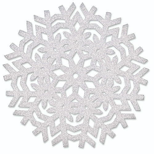Unique Living - Placemat Ice diameter38 cm - Zilver