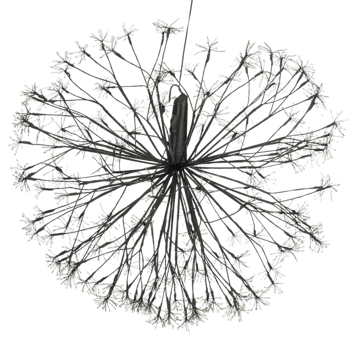 Luca Lighting Kerstverlichting Bal met Lampjes - Ø70 cm - Zwart