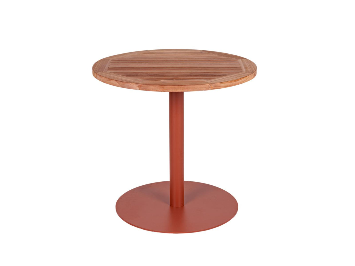 Ronde tuintafel Java roestbruin 80 cm