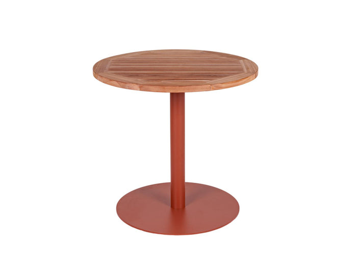 Ronde tuintafel Java roestbruin 80 cm