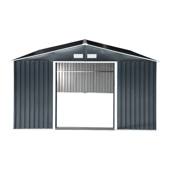 sweeek - 12,99 m² metalen tuinhuis