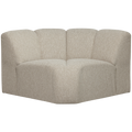 WOOOD Mojo Bank Hoekelement  - Bouclé - Beige Melange - 75x68x77