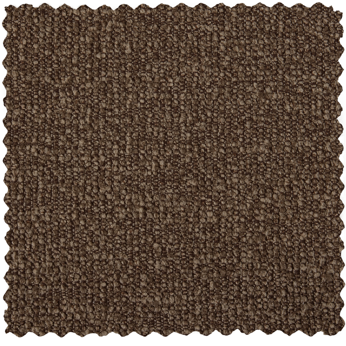 WOOOD Mojo Bank Hoekelement - Bouclé - Bruin Melange - 75x68x77