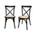sweeek - Vintage rubberhouten bistrostoelen (set van 2)