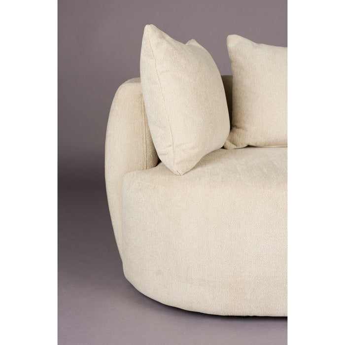 Dutchbone Rocca 4,5-zitsbank Latte| Beige