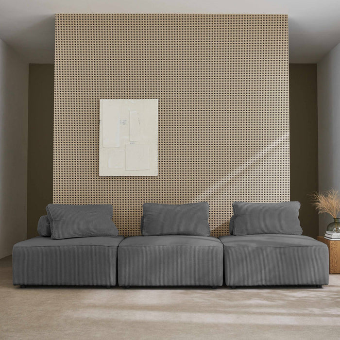 sweeek - Fauteuils corduroy 1 zitplaats (set van 3)
