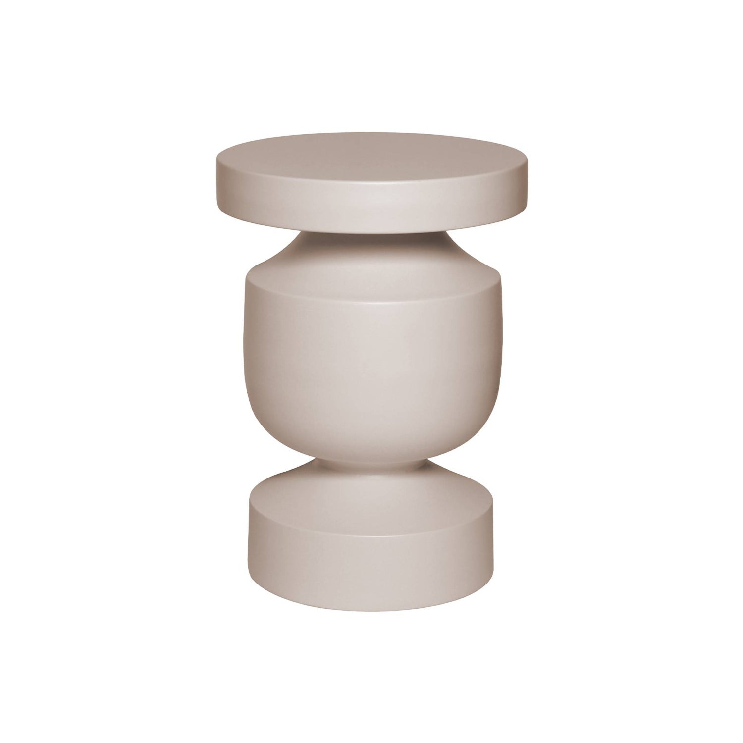 sweeek - Bijzettafel, hoofdeinde bank, nachtkastje in metaal, Ø30,5 x