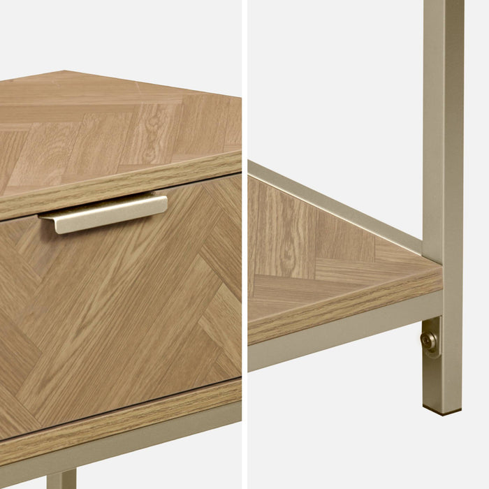 sweeek - Sidetable, L 110 CM x B 35 CM x H 75 CM