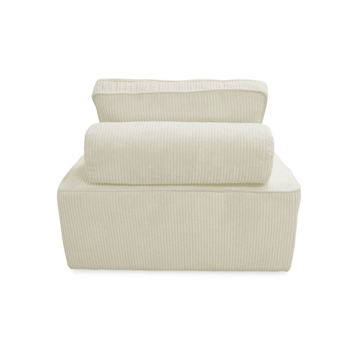 sweeek - Fauteuil voor modulaire bank ribfluweel (set van 2)