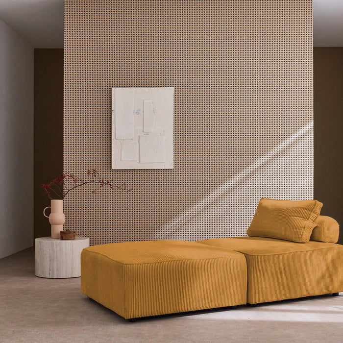 sweeek - Fauteuil voor modulaire bank ribfluweel (set van 2)