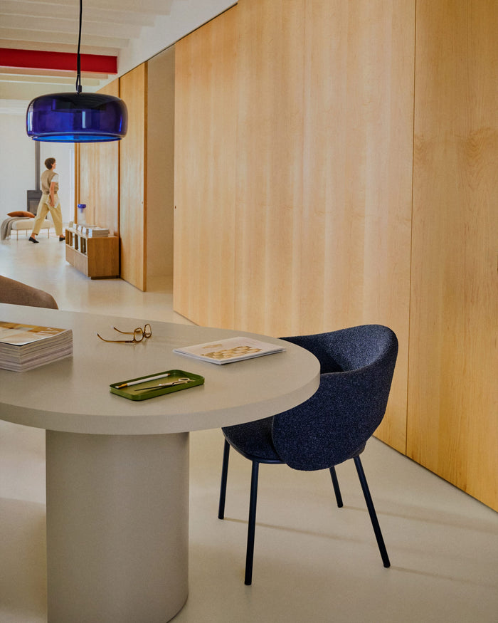 Kave Home - Nealy tafel in gelakt MDF in ecru afwerking 240 x 100 cm